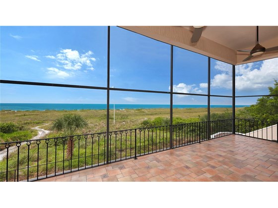 Expansive Balcony in front of the great room - Single Family Home for sale at 6211 Gulf Of Mexico Dr, Longboat Key, FL 34228 - MLS Number is A4511733