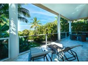 Deck off the LR towards the beach - Single Family Home for sale at 113 N Polk Dr, Sarasota, FL 34236 - MLS Number is A4514338