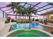 Pool on the second level allows for lots of privacy and amazing views - Single Family Home for sale at 1012 Bayview Dr, Nokomis, FL 34275 - MLS Number is A4521028